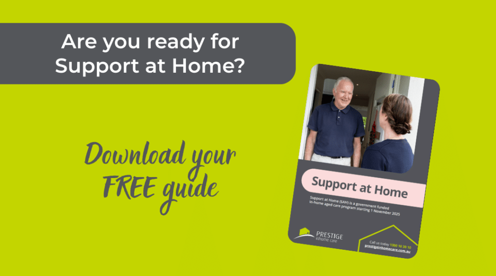 Support at Home Guide Front cover