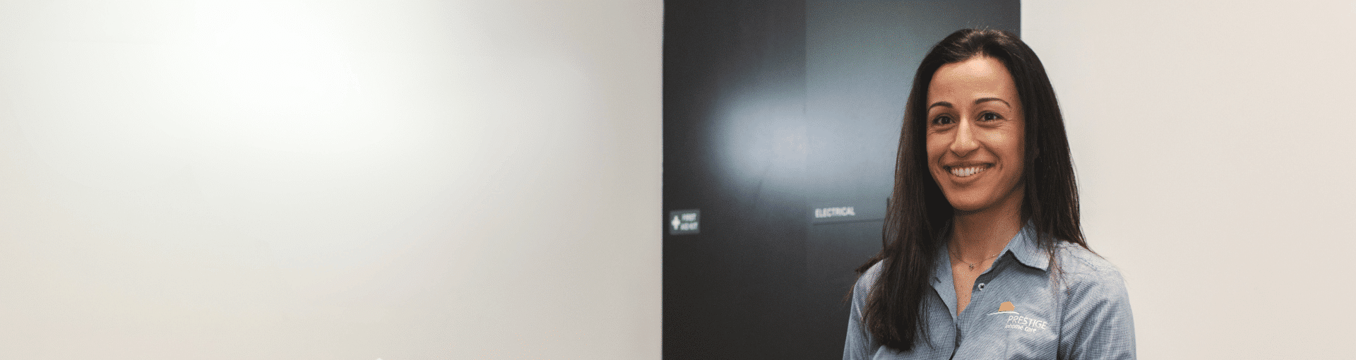 Prestige employee in the Moorabbin office